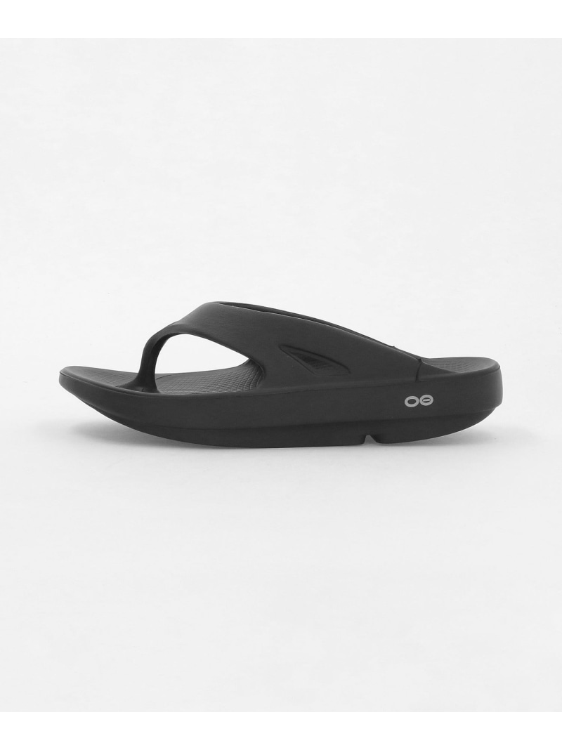 UNITED ARROWS ＜OOFOS＞ OOriginal/リカバリーサンダル ユナイテッドアローズ シューズ・靴 サンダル 黒いこと 薄墨色【貨物輸送無料】