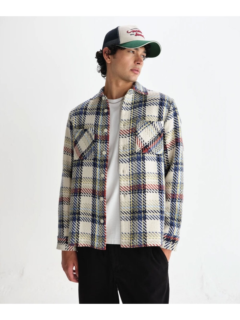 Wax London オーバーシャツ JAZZ WAVE (ECRU/MULTI) ワックスロンドン トップス シャツ・ブラウス【送料無料】