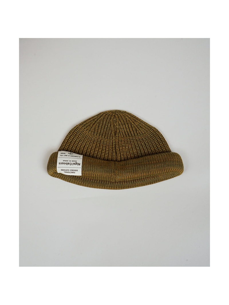 Nigel Cabourn ベージュニット帽 Nigel Cabourn（ナイジェルケーボン）