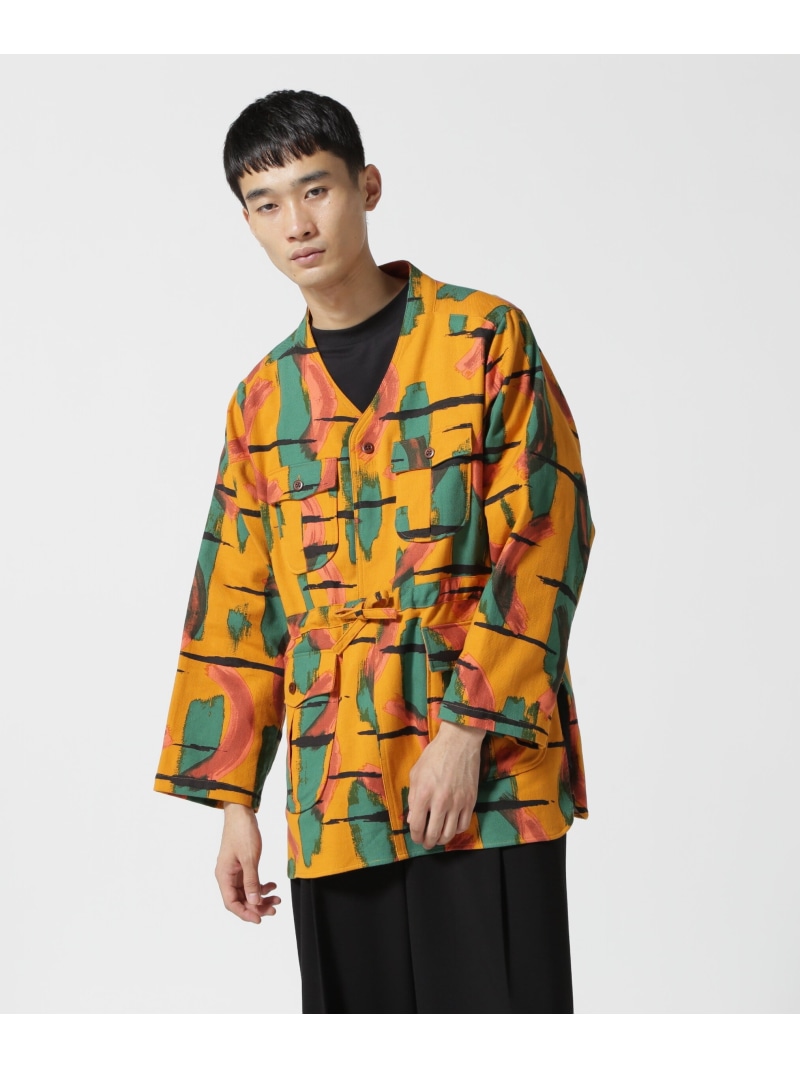 GARDEN TOKYO Sasquatchfabrix./サスクワッチファブリックス/PULLOVER BUSH SHIRT ガーデン トップス シャツ・ブラウス イエロー【送料無料】