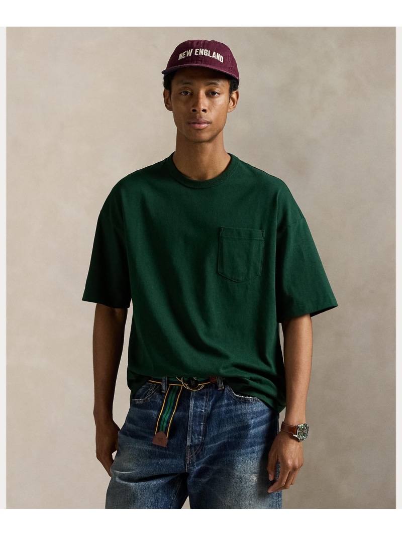 POLO RALPH LAUREN ビッグ 相応う ヘビーウェイト プルオーバー プルオーバー ラルフローレン トップス カットソー・プルオーバー 緑であること【貨物輸送無料】