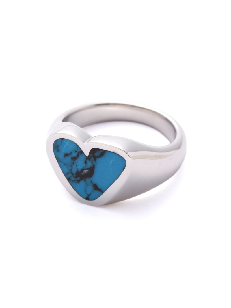 LHP PREEK/プリーク/ROUGH HEART TURQUOISE RING エルエイチピー ファッション雑貨 その他のファッション雑貨 ゴールド シルバー【送料無料】| Fashion Men