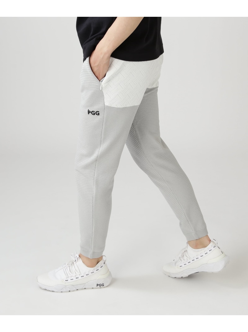 PEARLY GATES ポリエステルヤーンmmニットパンツ (MENS) パーリーゲイツ パンツ その他のパンツ グレー ネイビー【送料無料】
