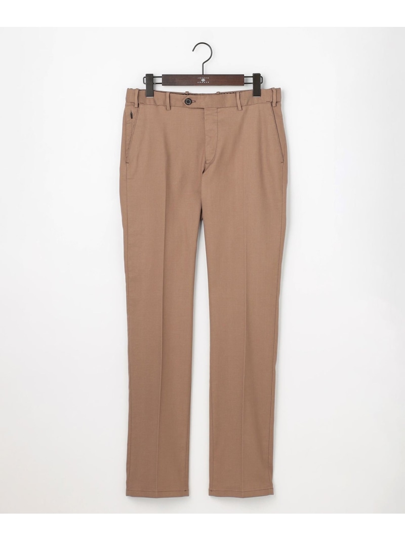 JOSEPH ABBOUD 【ウエストも伸びる!/JAPANファブリック】シャンブレードビーストレッチ パンツ ジョセフアブード パンツ その他のパンツ ベージュ ネイビー【送料無料】| Fashion Men