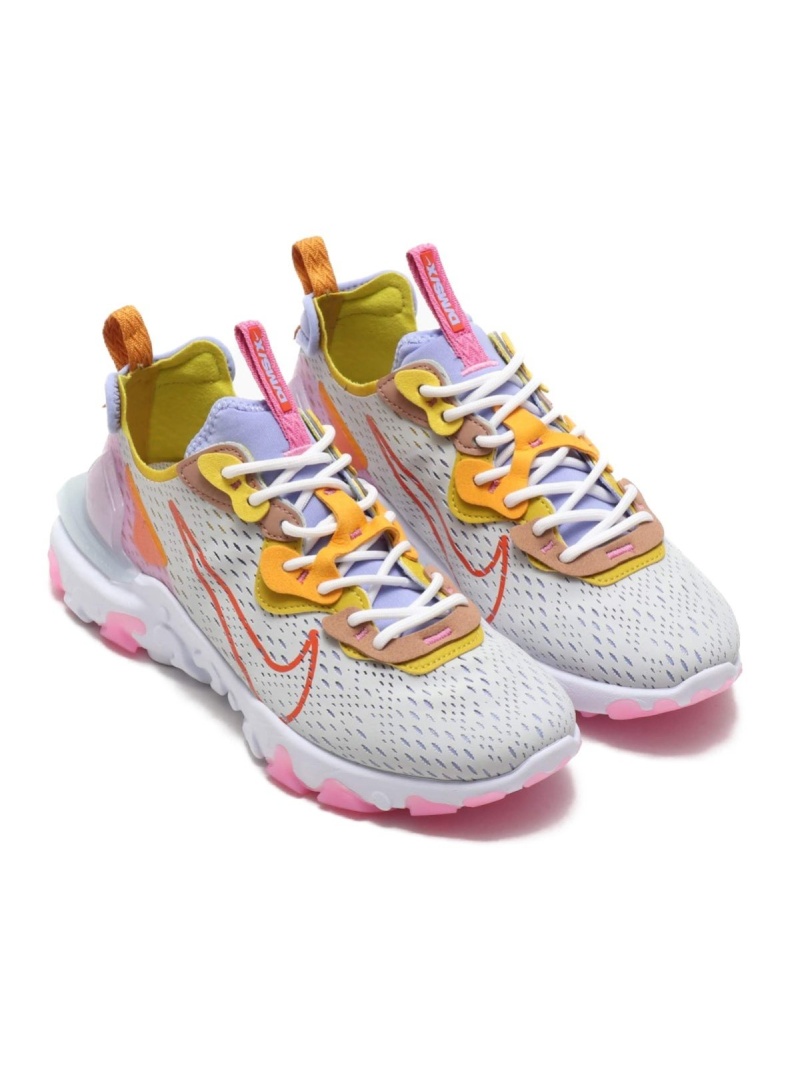 人気ブランドを Sale Off Nike Nike W Nsw React Vision アトモスピンク シューズ スニーカー スリッポン ホワイト Rba E 再再販 Mirasport Pt