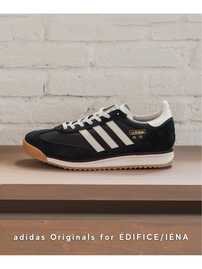 EDIFICE adidas Originals (アディダス オリジナルス) for EDIFICE/IENA 別注 SL 72 RS エディフィス シューズ・靴 スニーカー ブラック【送料無料】 10,868円