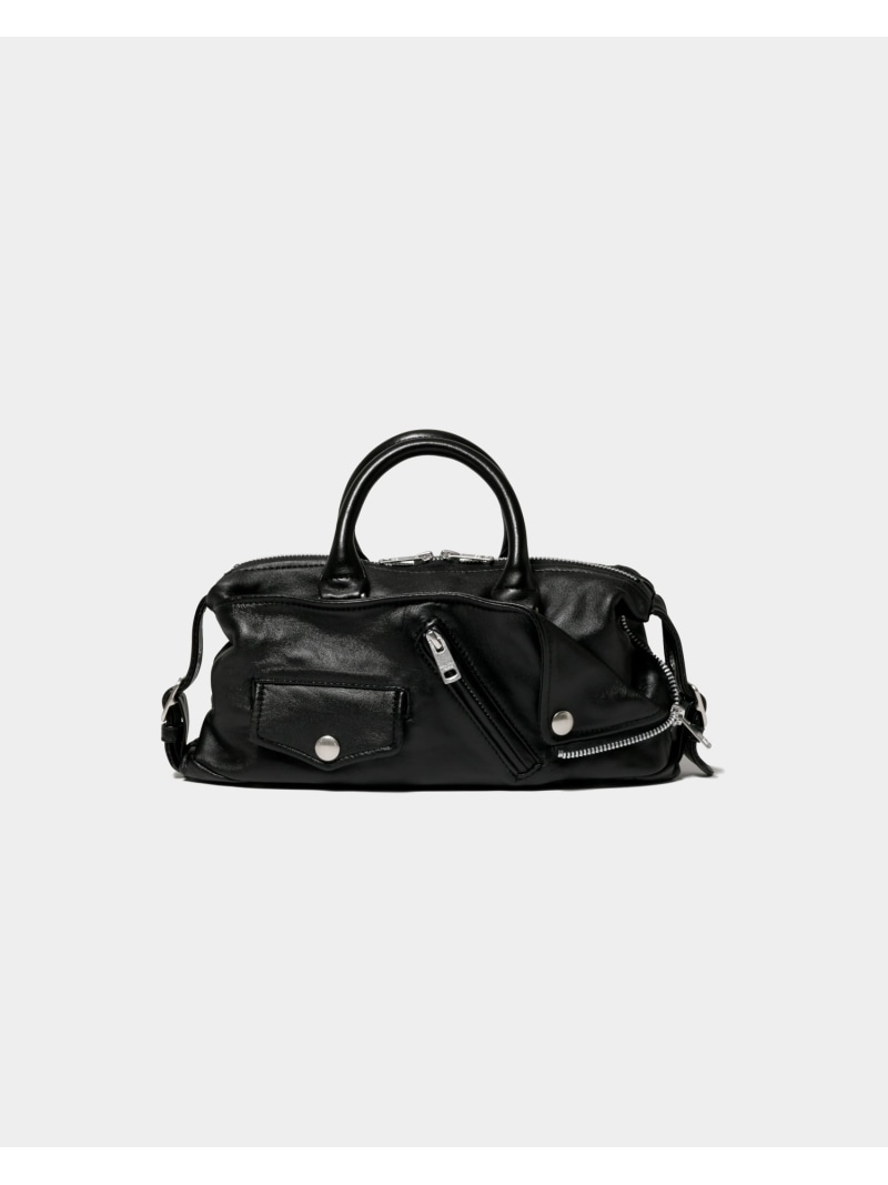 beautiful people excerption riders   boston bag ビューティフルピープル 御徒面子 ショルダーバッグ 黒いこと【貨物輸送無料】