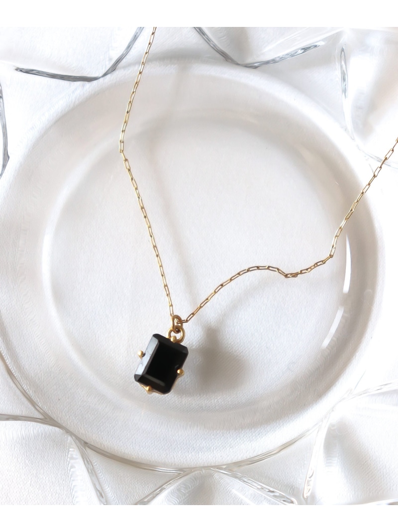 Mixto Ema / Necklace ナチュラルストーンネックレス エディターズ ドロー アクセサリー・腕時計 ネックレス ブラック ゴールド【送料無料】