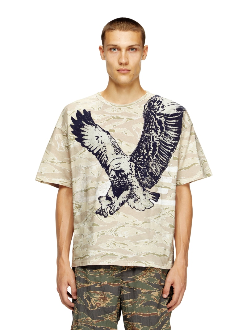 【SALE／40%OFF】DIESEL メンズ プルオーバー T-BOXT-T14 ディーゼル トップス カットソー・プルオーバー ベージュ【RBA_E】【貨物輸送無料】