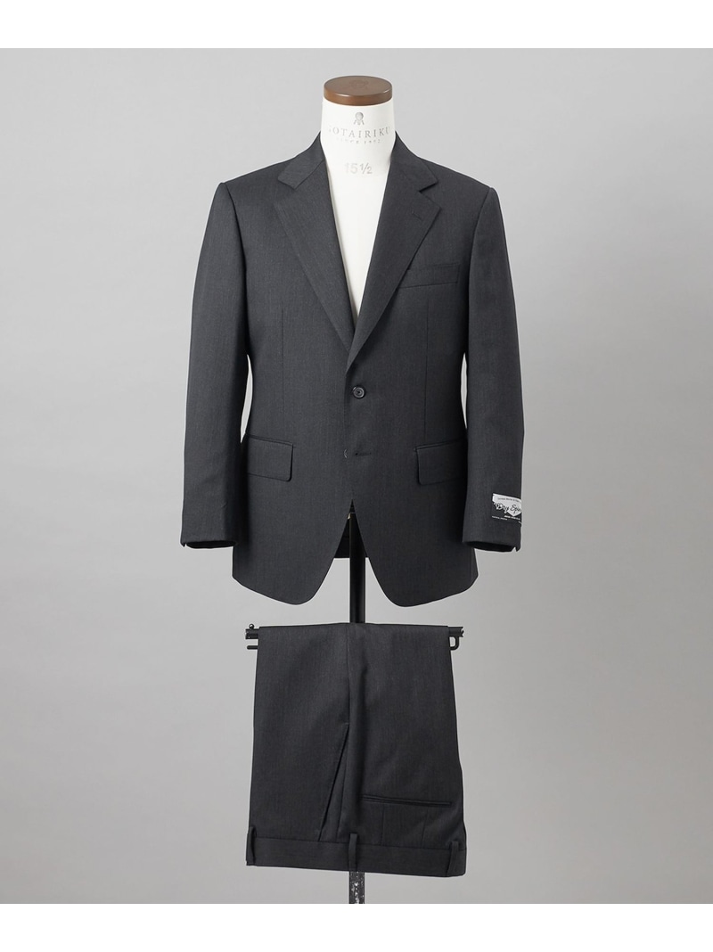 【SALE／20%OFF】GOTAIRIKU 【御幸毛織】ドライスピナーツイルストレッチスーツ_グレー ゴタイリク スーツ・フォーマル セットアップスーツ グレー【RBA_E】【送料無料】｜ Fashion Men