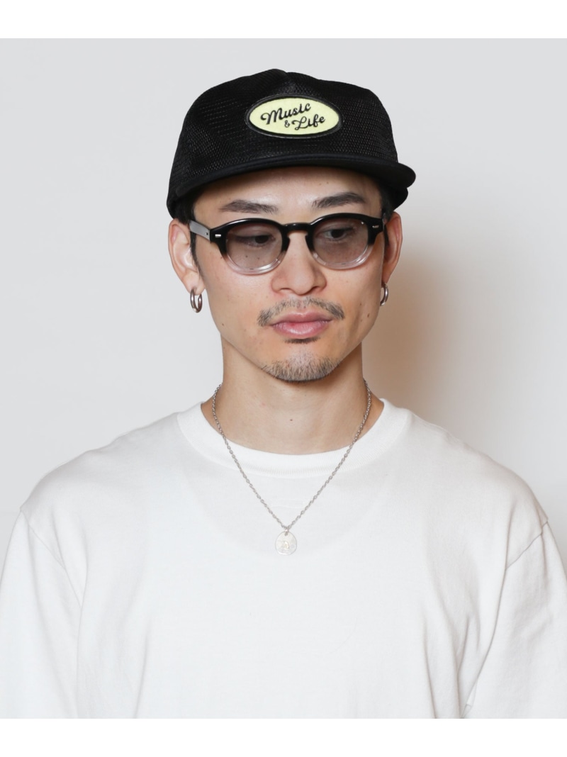 CA4LA MESH MSN カシラ 帽子 キャップ ブラック オレンジ【送料無料】