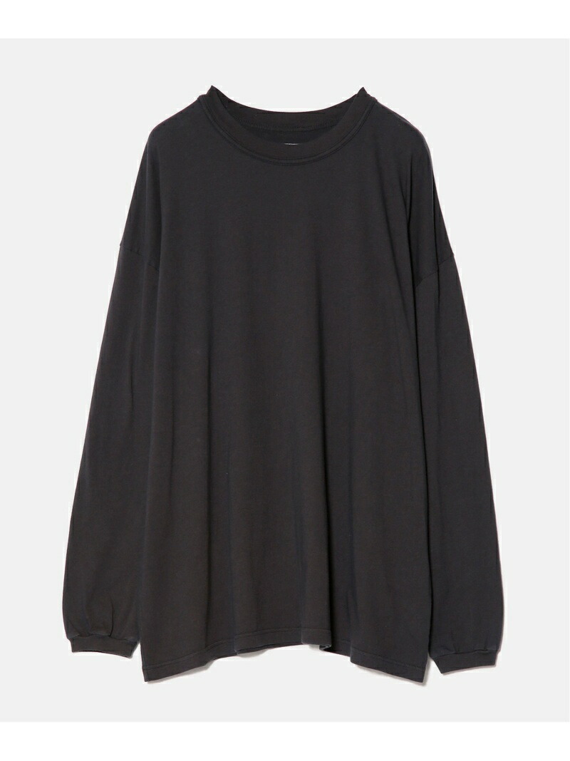 UNDECORATED (U)Organic Cotton L/S T-shirt アンデコレイテッド トップス カットソー・Tシャツ ホワイト オレンジ グレー【送料無料】| Fashion Men