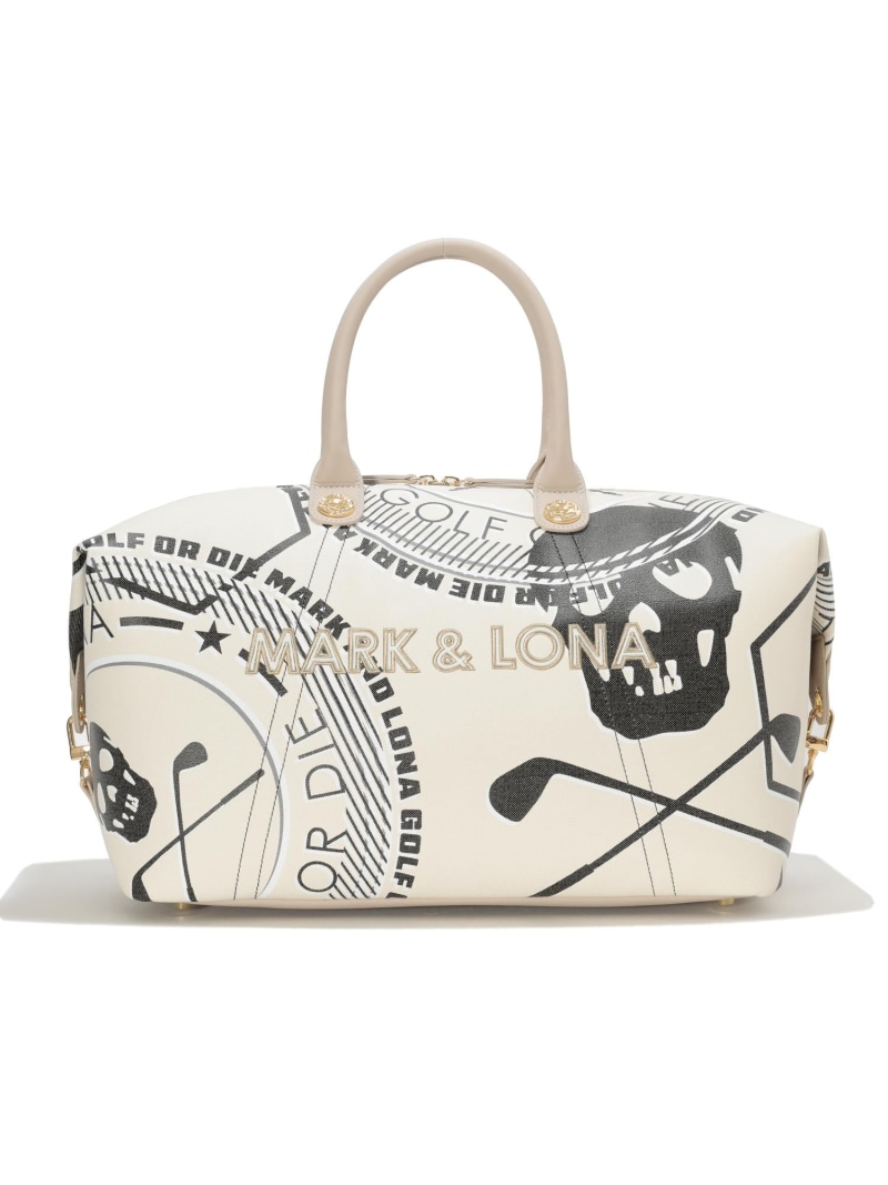 MARK \u0026 LONA Atlas Convertible Boston Bag マークアンドロナ 御徒面子 ボストンバッグ ベージュ 黒いこと【貨物輸送無料】