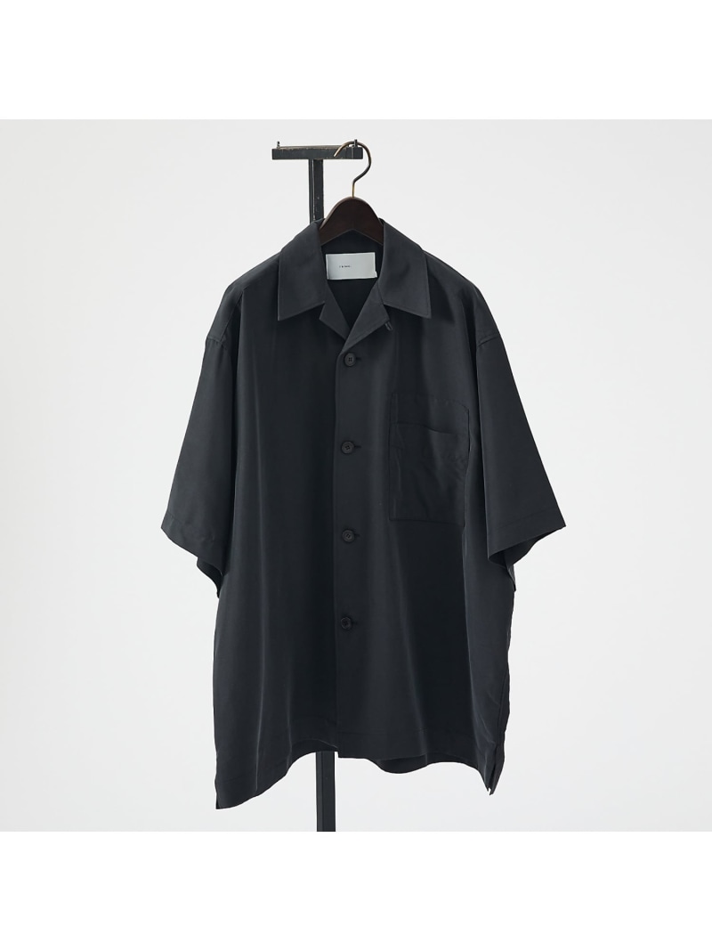 【SALE／30%OFF】ABAHOUSE LASTWORD セットアップ対応【i`m here/アイムヒアー】 オープンカラーシャツ / D アバハウス トップス シャツ・ブラウス ブラック グレー【RBA_E】【送料無料】｜ Fashion Men