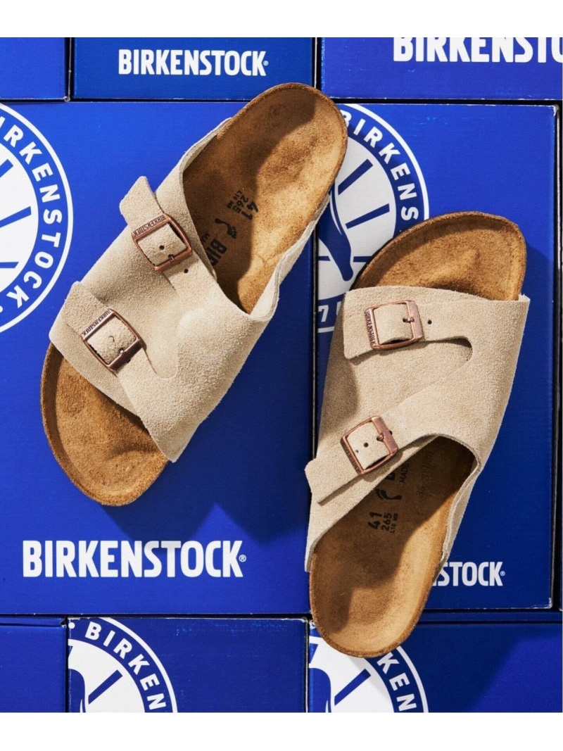 JOURNAL STANDARD relume BIRKENSTOCK / ビルケンシュトック チューリッヒ スエードレザー ナロー ジャーナル スタンダード レリューム シューズ・靴 サンダル ベージュ【送料無料】｜ Fashion Men