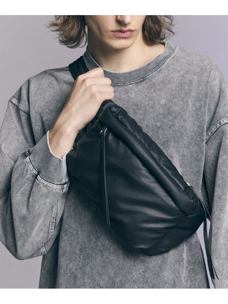 MAISON SPECIAL Padded Cross Body Bag メゾンスペシャル バッグ メッセンジャーバッグ ブラック ホワイト【送料無料】