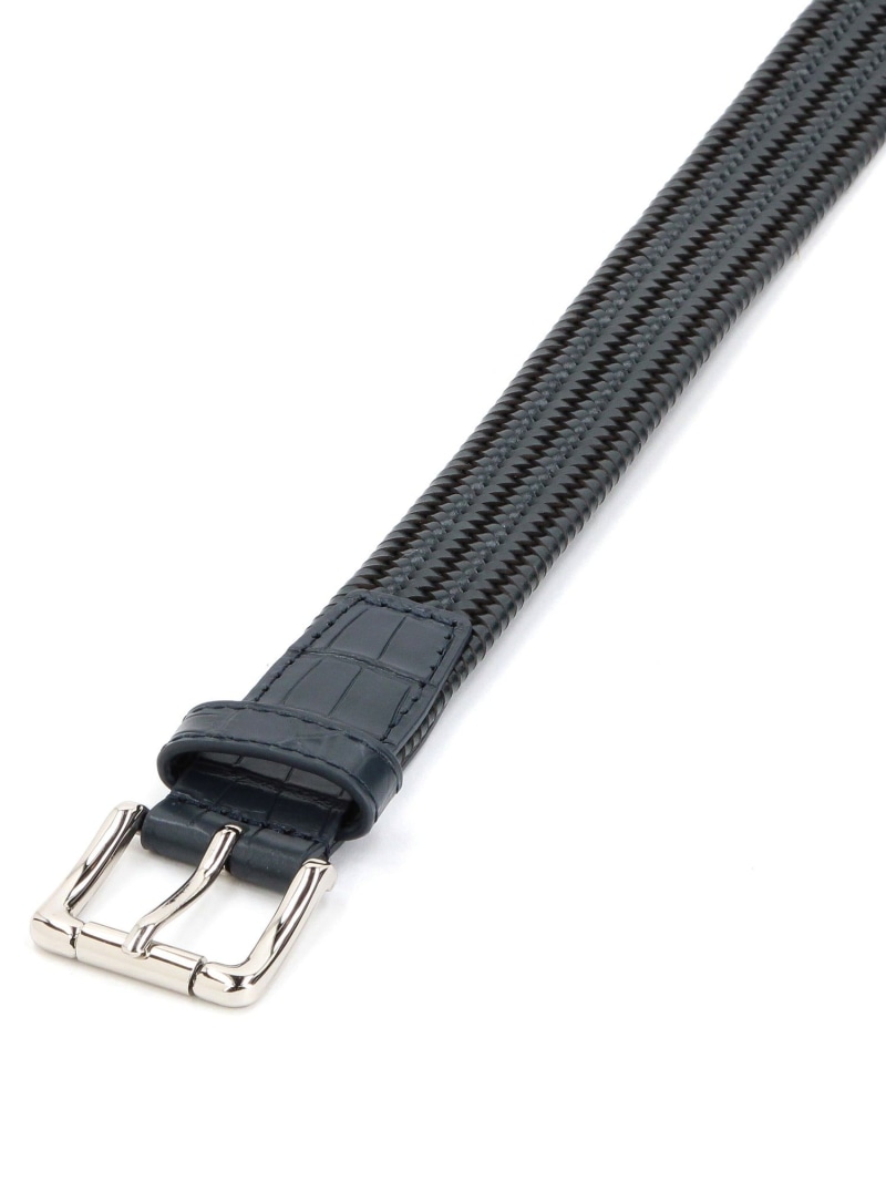 楽天市場】MONSIEUR NICOLE ex/tra 【ex/tra】レザーメッシュベルト