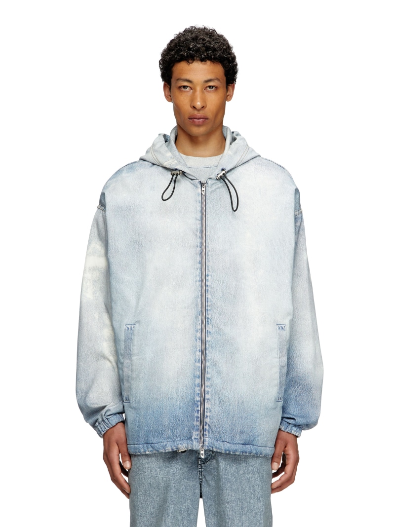 DIESEL メンズ ジョグ ブルゾン D-WYNNY JOGG ディーゼル ジャケット・アウター ブルゾン・ジャンパー ブルー【送料無料】
