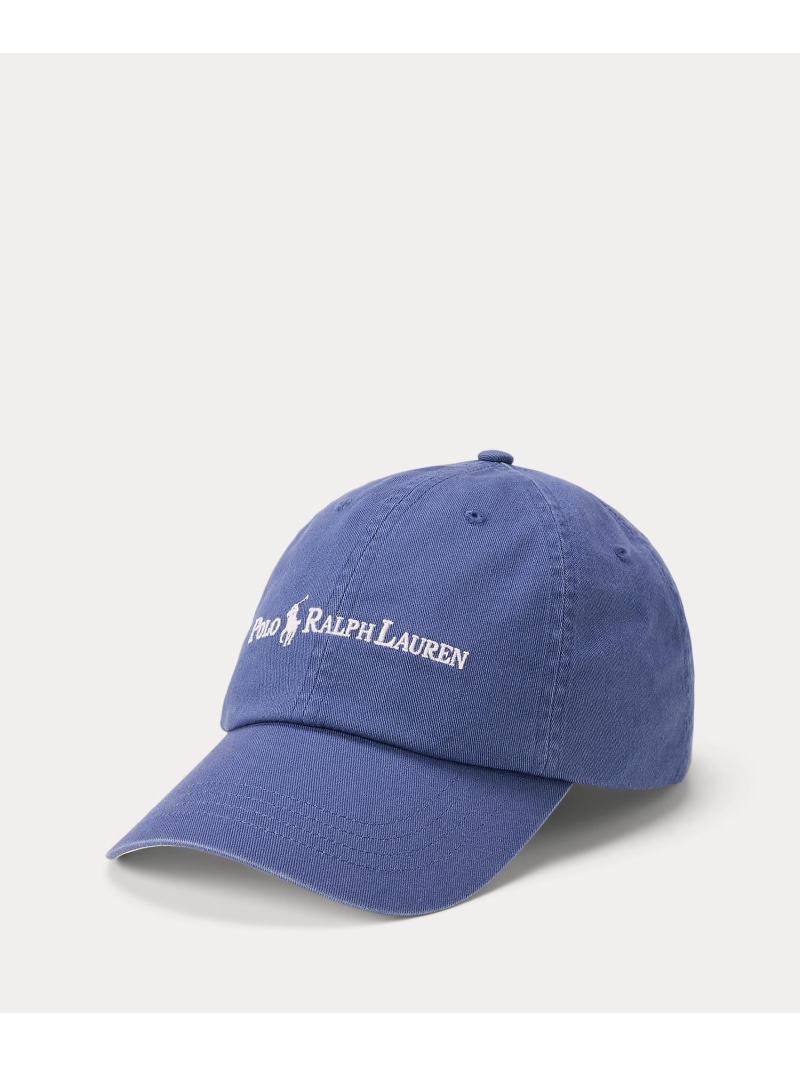 POLO RALPH LAUREN コットン ツイル ボール キャップ ラルフローレン 帽子 キャップ ブルー【送料無料】｜ Fashion Men