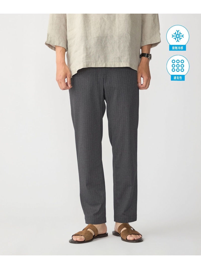 SHIPS MEN SHIPS :＜接触冷感/ 通気性＞アイスジェット イージーパンツ シップス パンツ その他のパンツ グレー ネイビー【送料無料】｜ Fashion Men