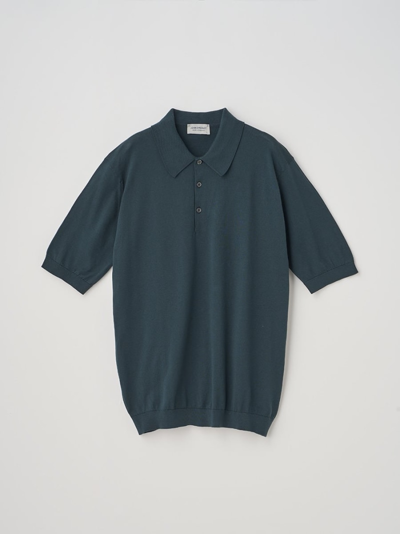 【SALE／20%OFF】JOHN SMEDLEY 半袖コットンニットクラシックポロシャツ ｜ ISIS ｜ 30G EASY FIT ジョンスメドレー トップス 編み物【RBA_E】【貨物輸送無料】