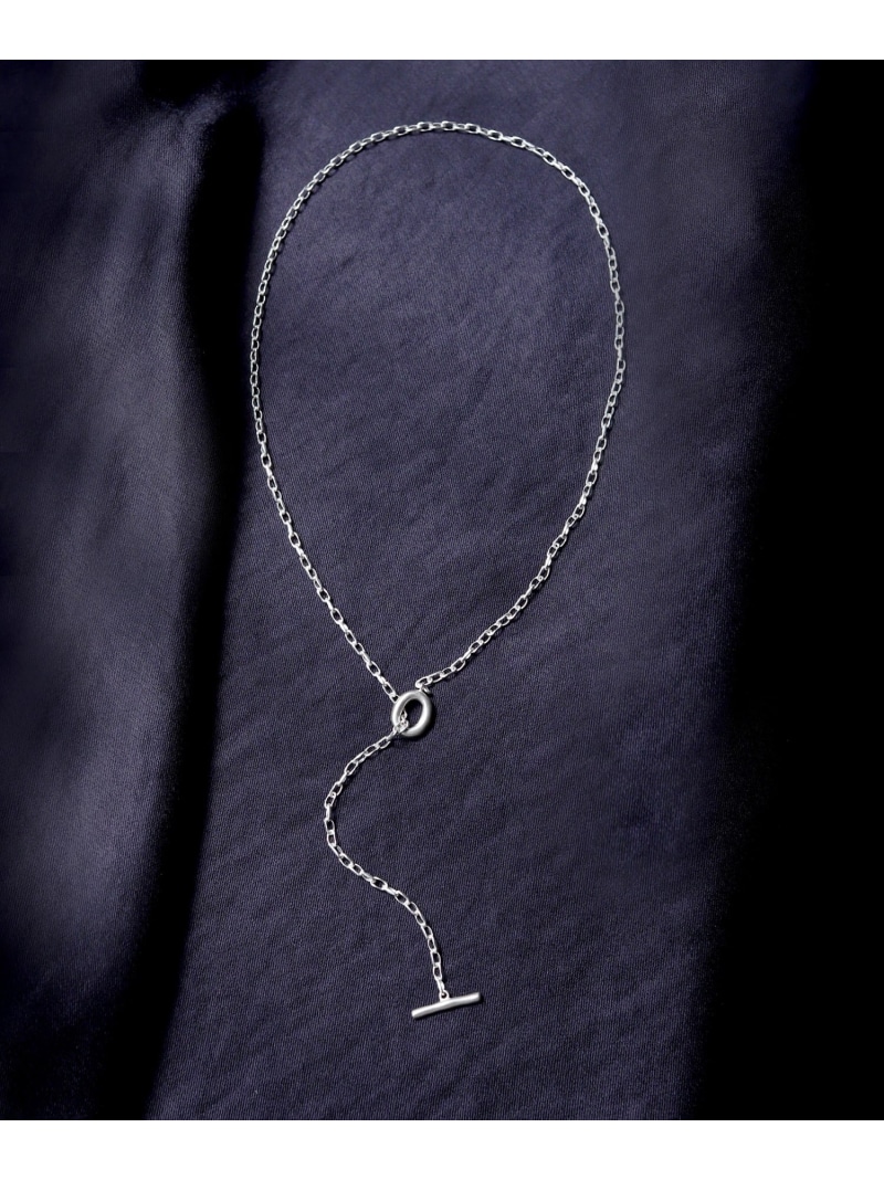 TEN. トーラスラリエット SV ネックレス manyway 二重 テン アクセサリー・腕時計 ネックレス シルバー【送料無料】| Fashion Men