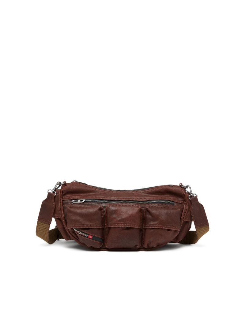 【SALE／30%OFF】DIESEL メンズ クロスボディバッグ MULTI-PKTS MULTI-PKTS X ディーゼル バッグ ボディバッグ・ウエストポーチ ブラウン【RBA_E】【送料無料】 31,031円