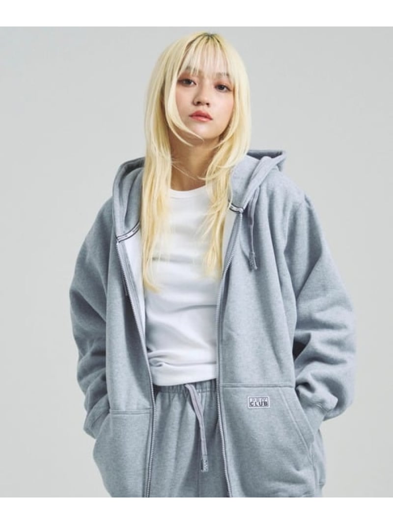 SELECT BRANDS PRO CLUB/プロクラブ Heavyweight Full Zip Fleece Hoodie(MENS) ジャックローズ トップス スウェット・トレーナー ブラック グレー【送料無料】