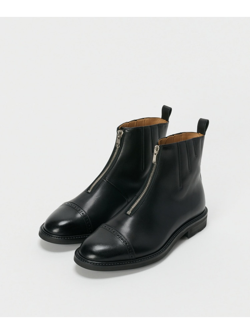 Hender Scheme Hender Scheme/(M)front fastner boots ピーアールワン シューズ・靴 ブーツ ブラック【送料無料】