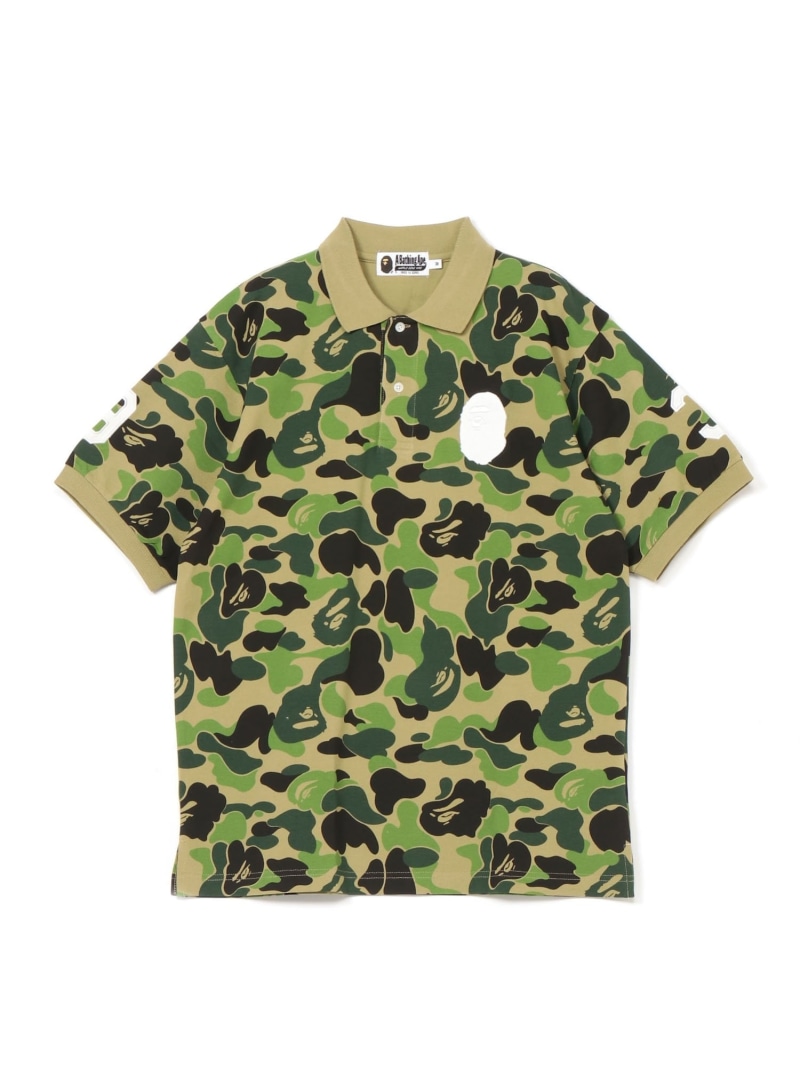 A Bathing Ape ベージュカモフラージュポロシャツ M 中古・古着通販】A BATHING APE (ア ベイシング エイプ) カモ柄