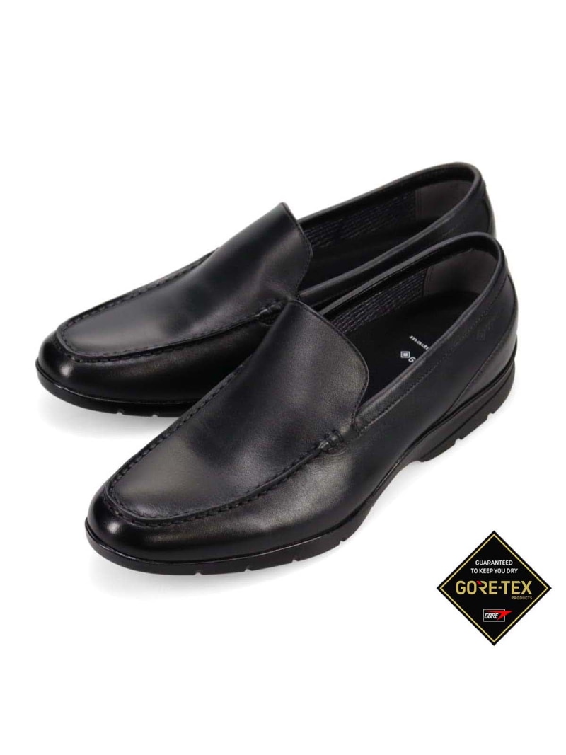 madras Walk 【GORE-TEX】madrasWalk 全天候快適 スリッポンドレスシューズ マドラス シューズ・靴 ローファー ブラック ブラウン【送料無料】| Fashion Men