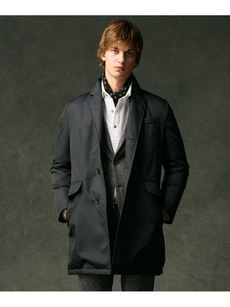 JOSEPH ABBOUD 【軽量/ダウンの吹き出しを防ぐキルトレス】ADSインターレース ダウンコート ジョセフアブード ジャケット・アウター ダウンジャケット・ダウンベスト ネイビー【送料無料】｜ Fashion Men