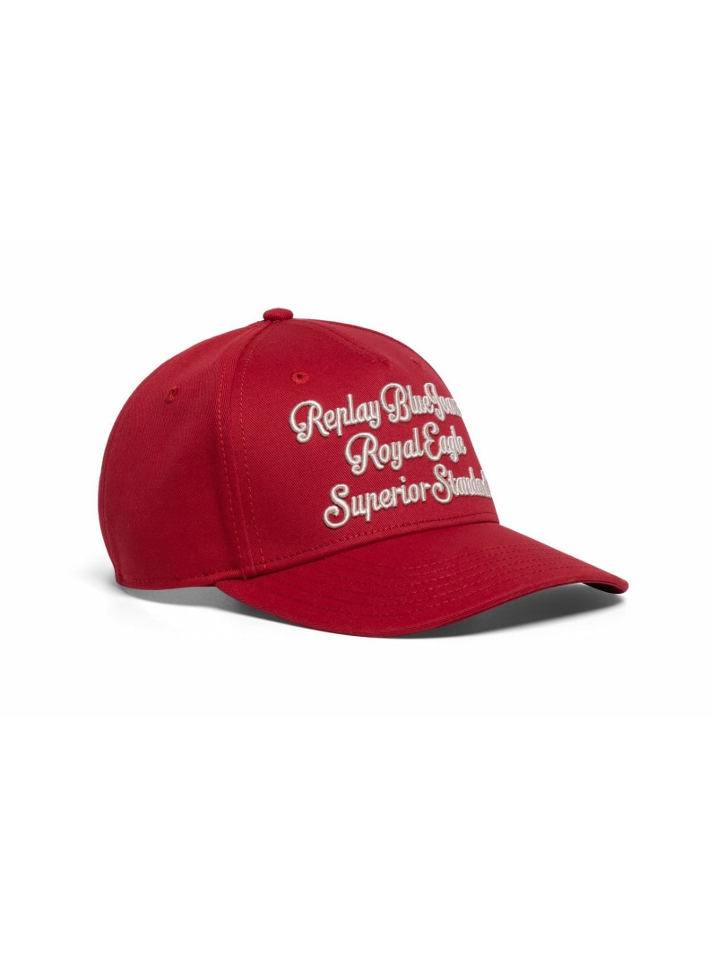 REPLAY RED CAP リプレイ 帽子 キャップ レッド【送料無料】