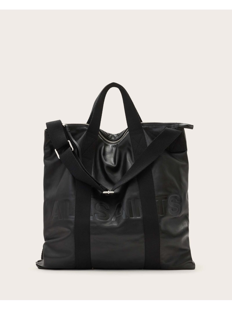 ALLSAINTS (M)KEI BACKPACK オールセインツ 御徒面子 背嚢・うしろ側容器に並べる 黒いこと【貨物輸送無料】 バックパック・リュック-バッグ