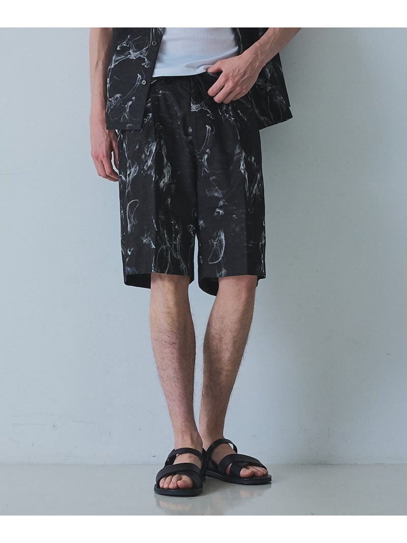 5351POUR LES HOMMES 【セットアップ対応】スモーク ジャガード ショートパンツ ゴーサンゴーイチプールオム パンツ その他のパンツ ブラック ブルー【送料無料】｜ Fashion Men