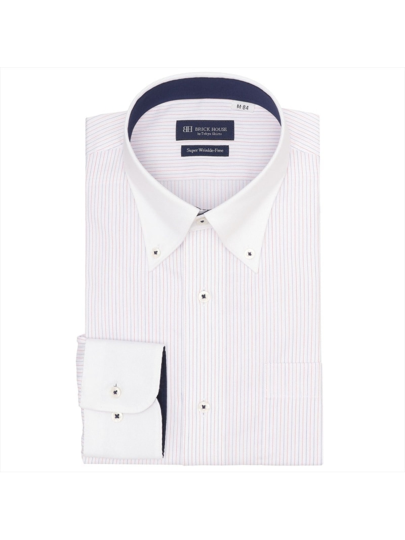 BRICK HOUSE by Tokyo Shirts 【超形態安定】 ボタンダウン 長袖 形態安定 ワイシャツ BM01K101AA16B3V-83 トーキョーシャツ スーツ・フォーマル Yシャツ・カッターシャツ【送料無料】