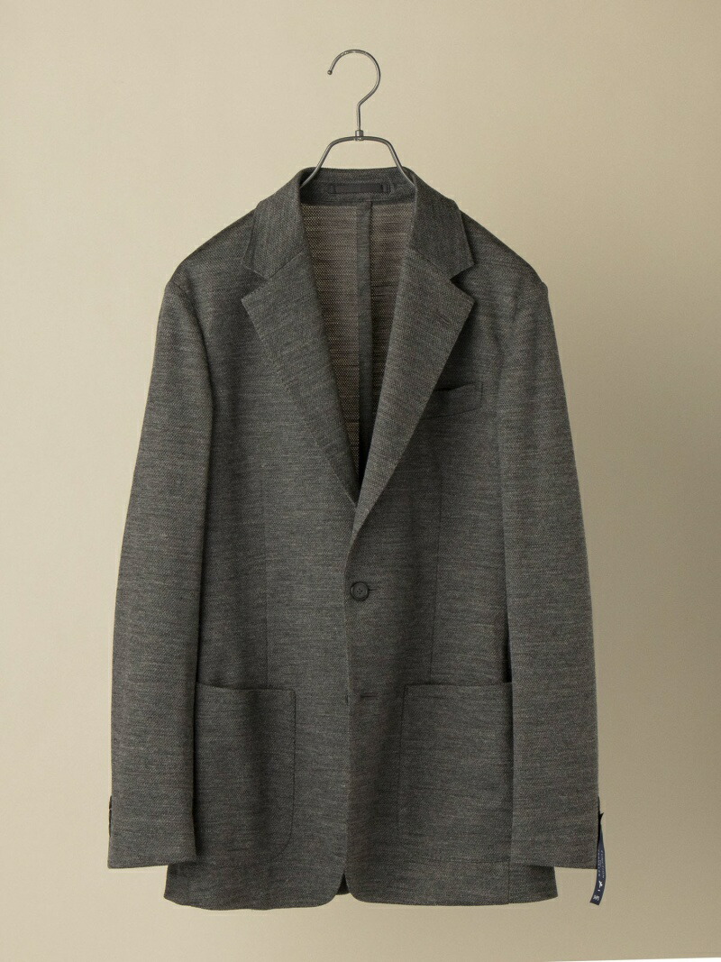 独創的 Ships Sd 手洗い可能 ラミー ジャージー ウォッシャブル ソリッド ジャケット シップス コート ジャケット テーラードジャケット グレー 送料無料 超特価激安 Ctcvnhcmc Vn