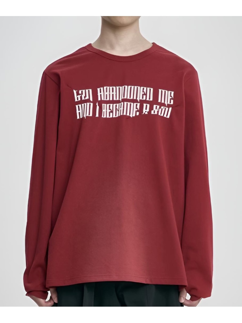 AJOBYAJO 【AJOBYAJO】The Contorted Excuse Long Sleeves T-Shirt ネバーマインドザエックスユー／チカシツプラス トップス カットソー・プルオーバー【貨物輸送無料】