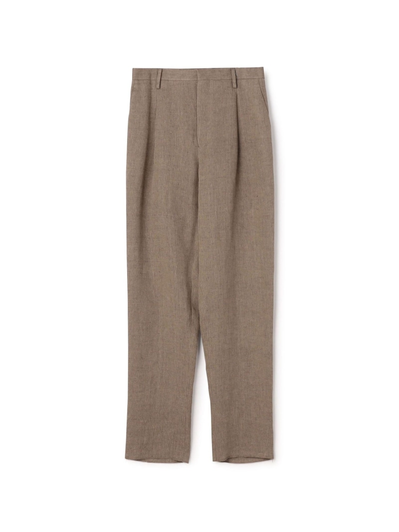 【未使用】 TOMORROWLAND 2プリーツ パンツ 50 チャコールグレー カレッジフランネル 2プリーツ グルカスラックス | TOMORROWLAND (Men