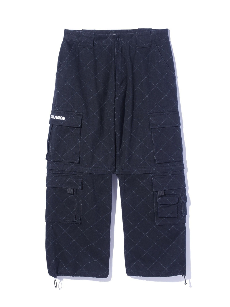 XLARGE BARBED WIRE 2WAY CARGO PANTS エクストララージ パンツ その他のパンツ ブラック ベージュ【送料無料】