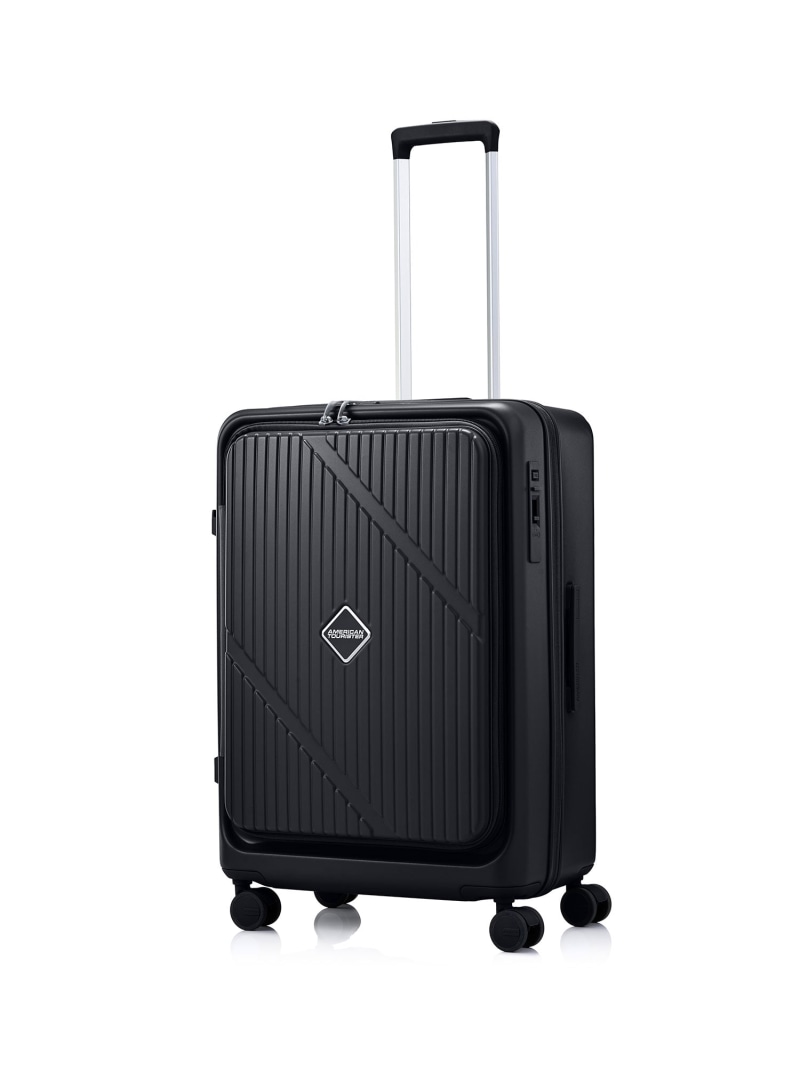 American Tourister 【堅苦しさ】アメリカンツーリスター ヴェロックススピナー68 エキスパンダブル アメリカンツーリスター 御徒面子 旅行バッグ・キャリーバッグ 黒いこと【貨物輸送無料】