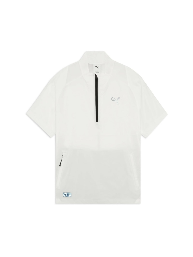 PUMA メンズ ゴルフ シャドウキャット ジク 気流 ピステ WIND PISTE S/S ピューマ ジャケット・アウター 余分の物のジャケット・アウター 白いこと【貨物輸送無料】 メンズファッション-コート・ジャケット