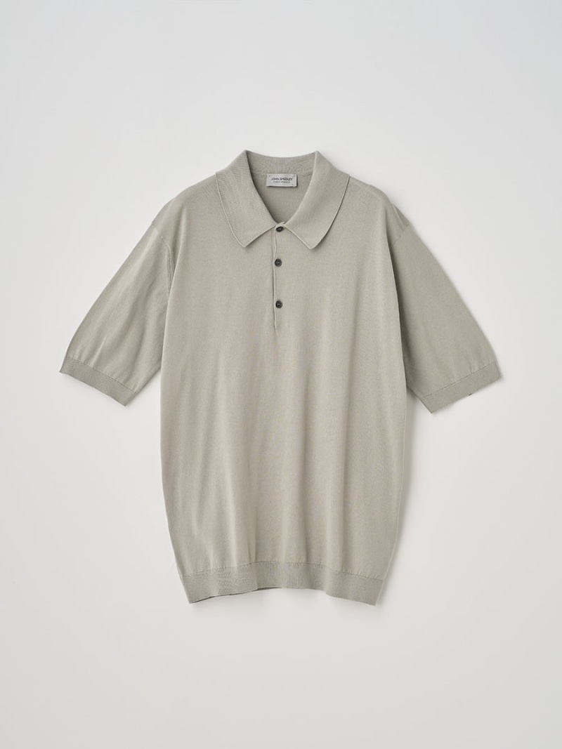 【SALE／20%OFF】JOHN SMEDLEY 半袖コットンニットクラシックポロシャツ ｜ ISIS ｜ 30G EASY FIT ジョンスメドレー トップス 編み物【RBA_E】【貨物輸送無料】