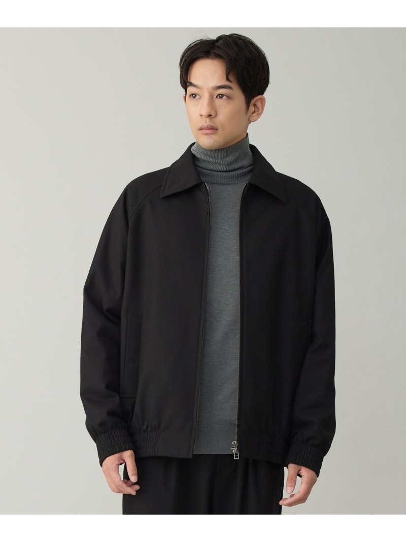 【SALE／30%OFF】UNFILO MENS FLANNEL TOUCH 中綿ブルゾン アンフィーロ ジャケット・アウター ブルゾン・ジャンパー ブラック グレー ネイビー【RBA_E】【送料無料】