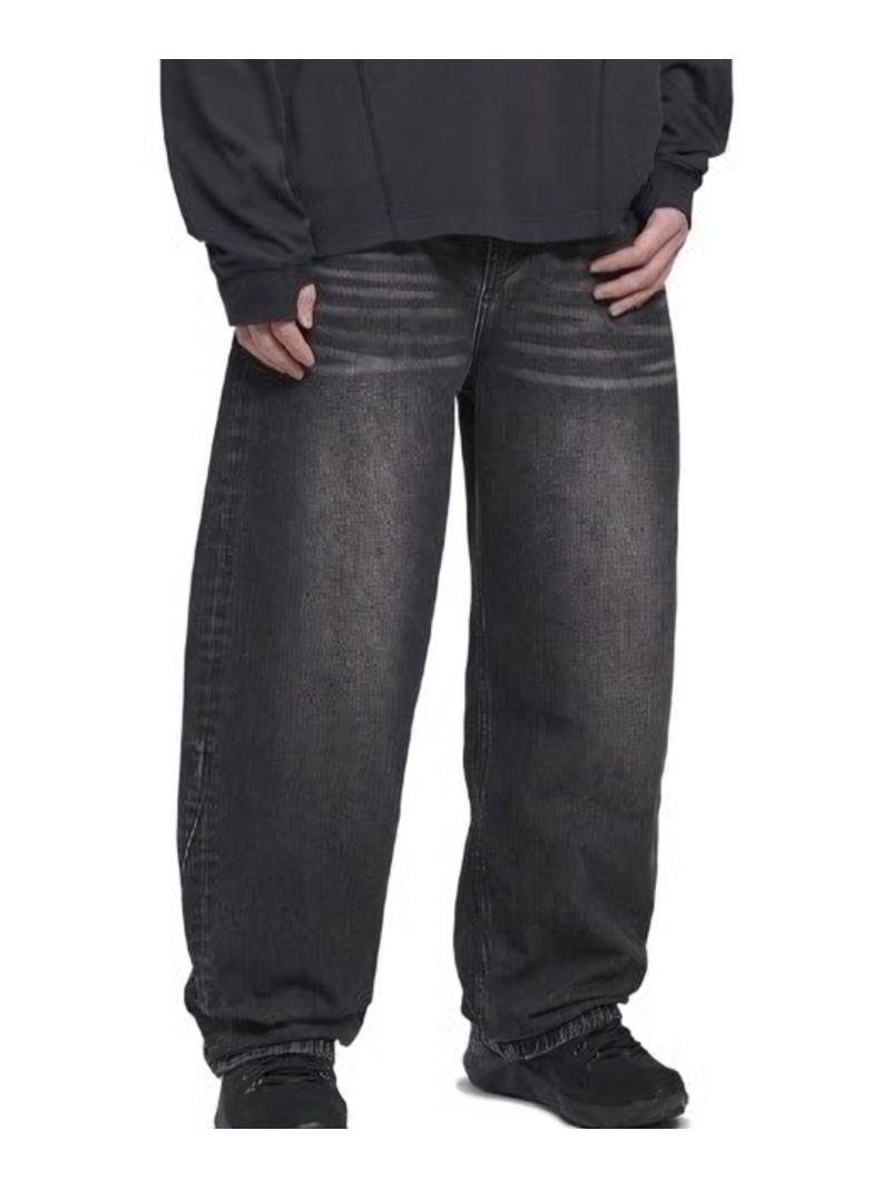 NOMANUAL 【NOMANUAL】B.C.L DENIM PANTS ネバーマインドザエックスユー／チカシツプラス パンツ ジーンズ・デニムパンツ【送料無料】