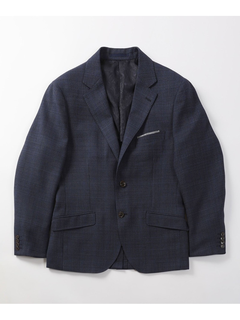 【SALE/30%OFF】MEN'S BIGI 【ACTIVE TAILOR】ミックスヤーンテーラードジャケット メンズ ビギ ジャケット・アウター テーラードジャケット・ブレザー グレー グリーン ネイビー【RBA_E】【送料無料】| Fashion Men