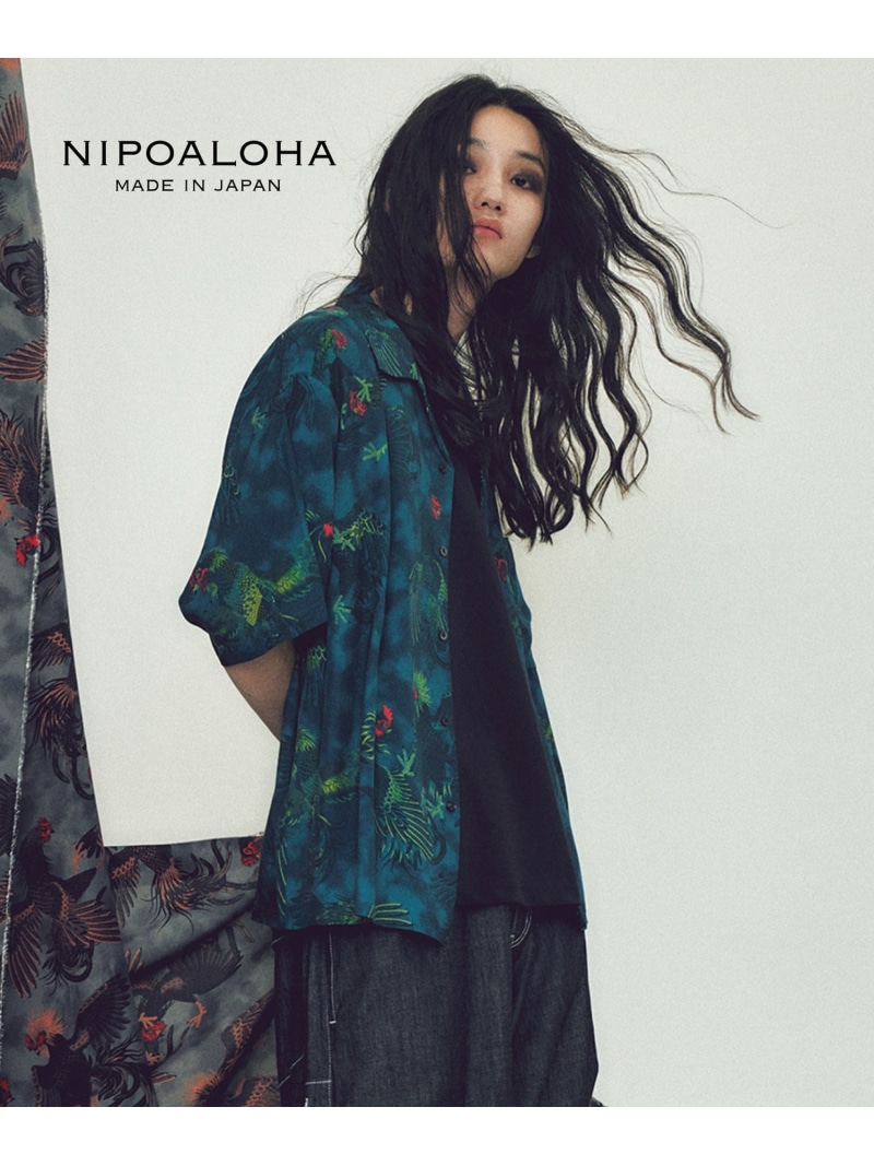 楽天市場】[送料無料]NIPOALOHA : RAYON SHORT SLEEVE ALOHA SHIRT(百