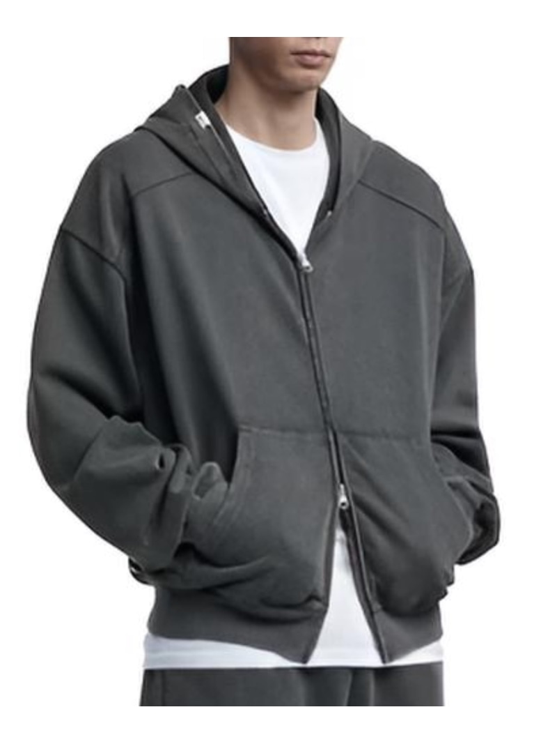 NOMANUAL 【NOMANUAL】M.L HOODED ZIP-UP ネバーマインドザエックスユー／チカシツプラス トップス パーカー・フーディー【送料無料】｜ Fashion Men