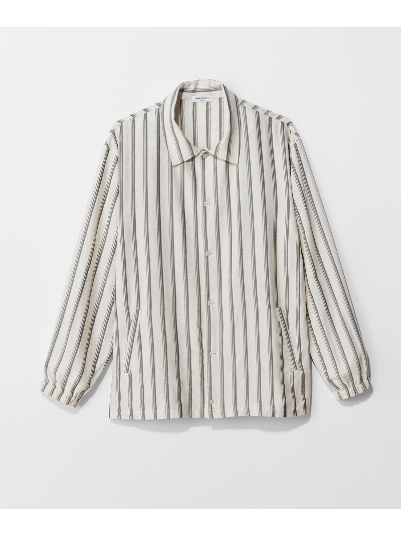 【SALE／40%OFF】BAYFLOW 【AMERICAN RAG CIE】ストライプジャケット(MEN) ベイフロー ジャケット・アウター ミリタリージャケット ブラック ベージュ【RBA_E】【送料無料】