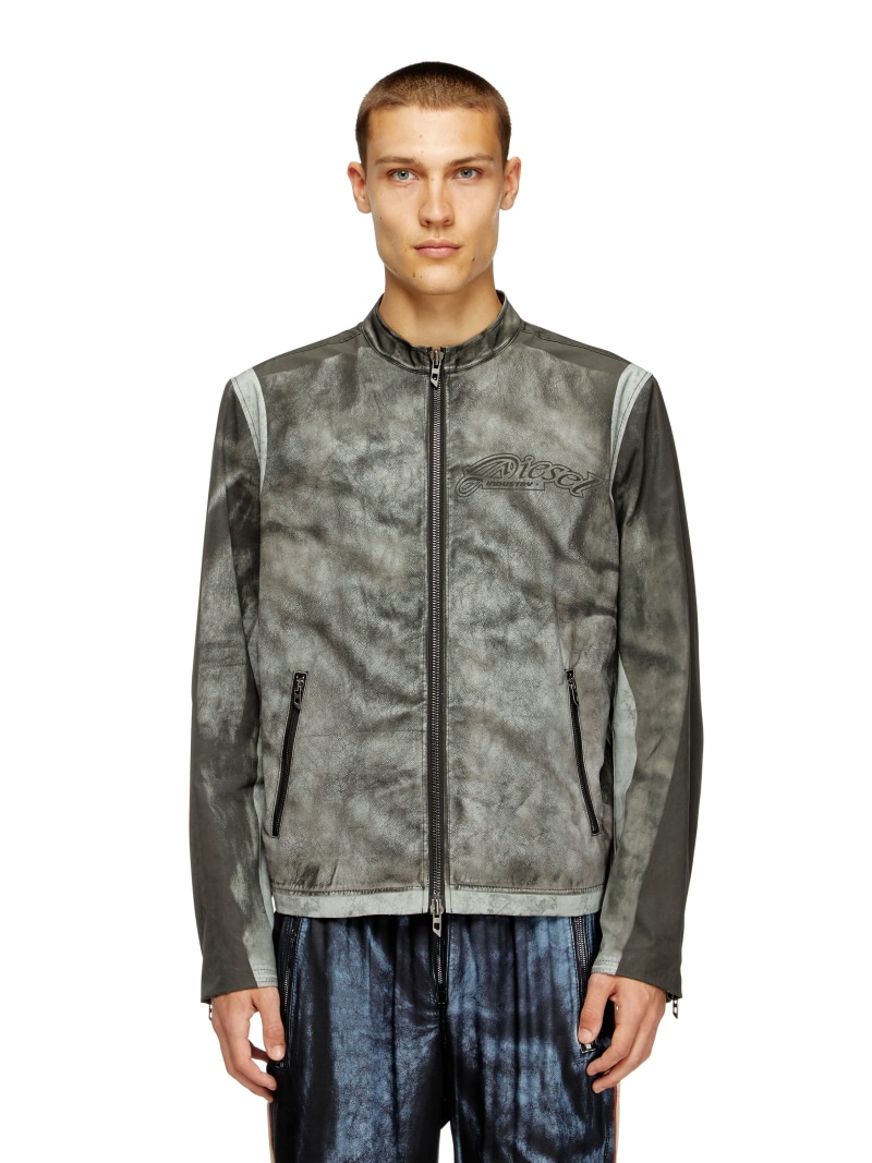 楽天市場】ディーゼル ライダースジャケット メンズ レザージャケット